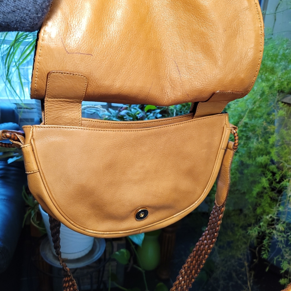 De Vecchi Italian Woven Leather Bag - Picture 6 of 15